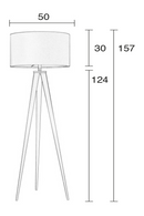 Minimalist Floor Lamp | Zuiver Tripod | Oroatrade.com
