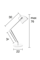 Adjustable Metal Desk Lamp | Zuiver Reader | Oroatrade.com