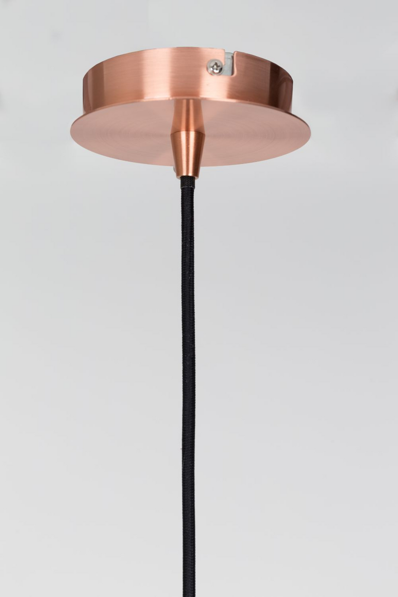 Copper Round Pendant Lamp S | Zuiver Retro 70 | DutchFurniture.com