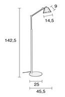 Black Task Floor Lamp | Zuiver Lub | DutchFurniture.com