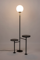 Glass Orb Modern Floor Lamp | Zuiver Orion Charge | Dutchfurniture.com