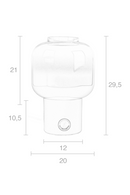 Glass Table Lamps (2) | Zuiver Moody | Oroatrade.com