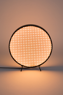 Round Rattan Table Lamp | Zuiver Sien | Dutchfurniture.com