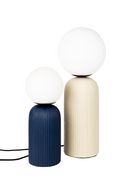 Blue Fluted Ceramic Table Lamp S | Zuiver Dash | Oroatrade.com