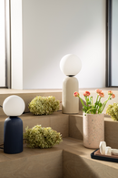 Beige Fluted Ceramic Table Lamp M | Zuiver Dash | Dutchfurniture.com