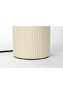 Beige Fluted Ceramic Table Lamp M | Zuiver Dash | Dutchfurniture.com