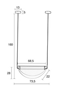 Folded Pendant Lamp | Zuiver Rani | Oroatrade.com