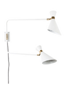 White Double Headed Wall Lamp | Zuiver Shady | OROA TRADE
