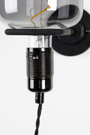 Clear Glass Industrial Wall Lamp | Zuiver Hazy | Dutchfurniture.com