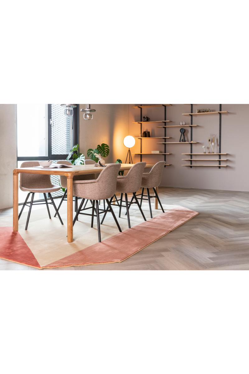 Pink Geometrical Modern Carpet | Zuiver Harmony | Dutchfurniture.com