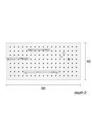 Bamboo Wood Pegboard | Zuiver Bundy | Oroatrade.com