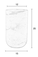 Cylindrical Marble Vase | Zuiver Fajen | Oroatrade.com