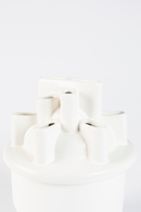 White Ceramic Modern Vase | Zuiver Bassin | Oroatrade.com