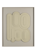 Gypsum Modern Wall Art | Zuiver August | Dutchfurniture.com