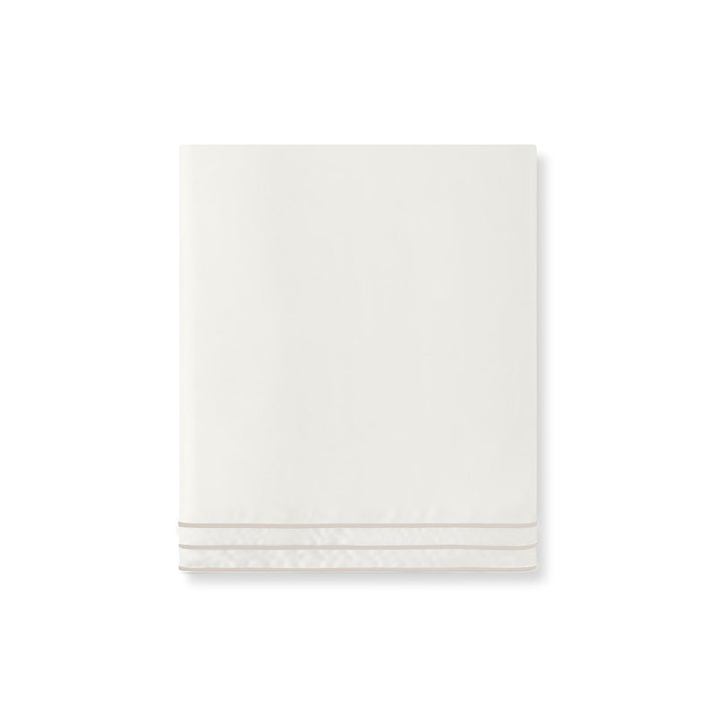 430TC Cotton Sateen Flat Sheet | Amalia Home Alba | Oroatrade.com