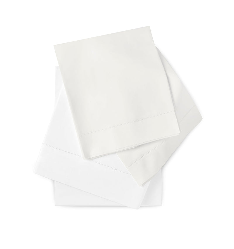 525TC White Percale Flat Sheet | Amalia Home Victoria | Oroatrade.com