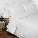 525TC White Percale Duvet Cover | Amalia Home Victoria| Oroatrade.com