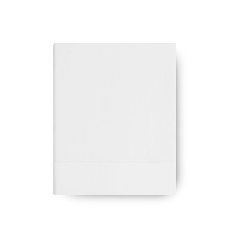 525TC White Percale Flat Sheet | Amalia Home Victoria | Oroatrade.com