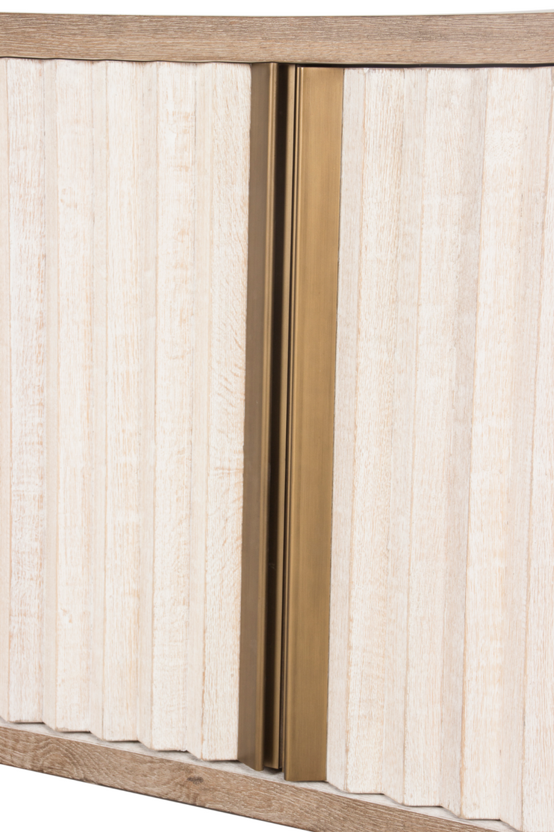 Light Oak Double Doors Sideboard | Andrew Martin Etta | OROATRADE