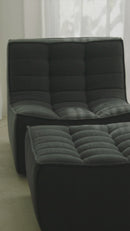 Graphite Fabric Upholstered Sofa | Ethnicraft N701 | Oroatrade.com