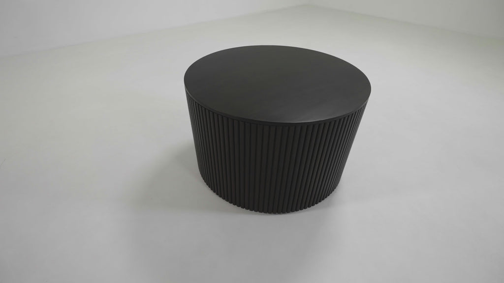 Round Storage Coffee Table | Ethnicraft Roller Max | Oroatrade.com